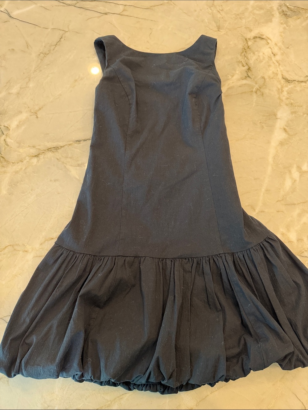 Abercrombie & Fitch Black Sleeveless Drop-Waist Party Dress